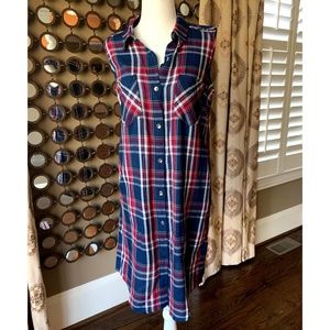 Tommy Hilfiger Button Down Sleeveless Dress, sz 6